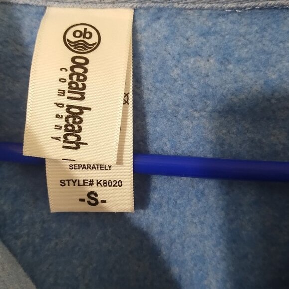 Ocean Beach Santa Barbara CA Full Zip Hoodie S - Picture 3 of 5